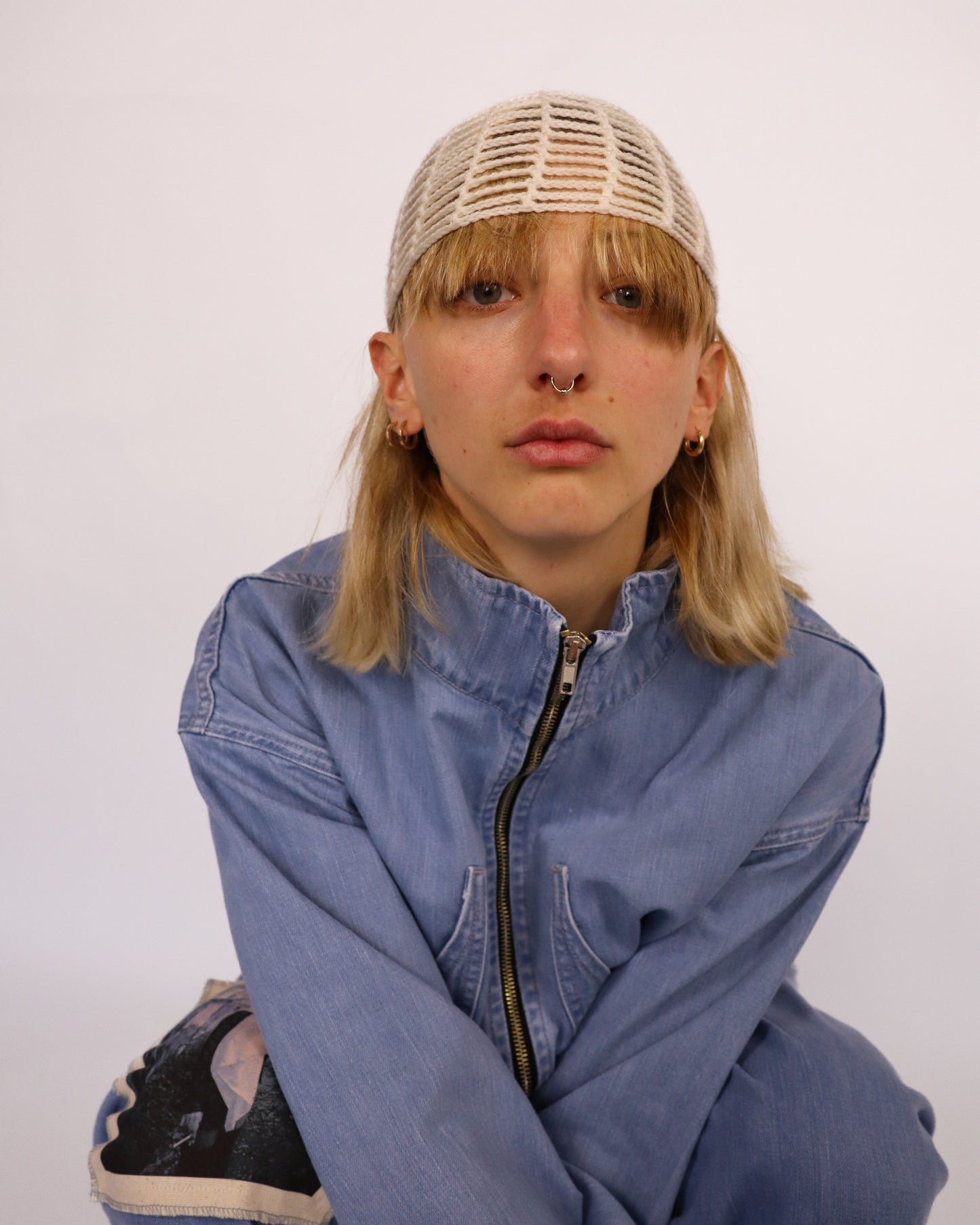 "Bohemian" net hat