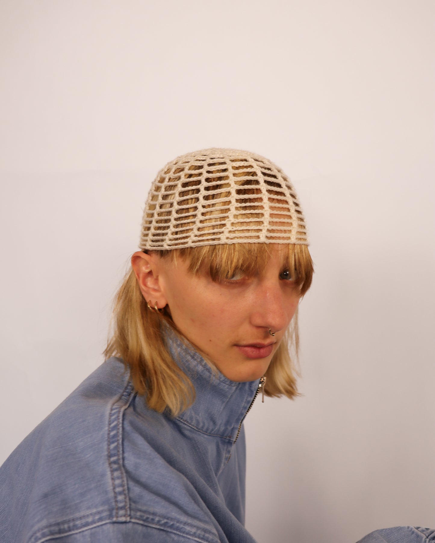 "Bohemian" net hat